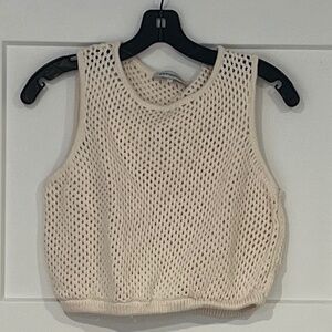 WeWoreWhat Crochet Ruched Crop Top